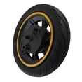 thumbnail image 1 of Rueda Delantera De Scooter Eléctrico De 10 Pulgadas, Reemplazo De Ensamblaje Reutilizable Rueda Delantera Duradera Rueda Auxiliar DIY Para Scooter Eléctrico MAX G30, 1 of 7