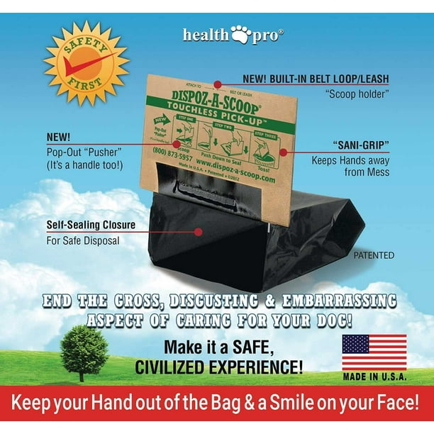 HealthPro Dispoz-A-Scoop – No Touch, No Mess, No Odor, Sanitary