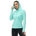 thumbnail image 4 of QPNGRP Women's Long Sleeve Shirts UPF 50+ Sun Protection SPF Rash Guard Hoodie Quick Dry Lightweight T-Shirt Swim Hiking Runing Fishing Tops, 4 of 7