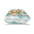 thumbnail image 4 of Cute Fairies in Christmas Throw Pillow Covers Pillowcases 16 x 16 Inch Home Decor 2 Packs for Bedroom Sofa, 4 of 6