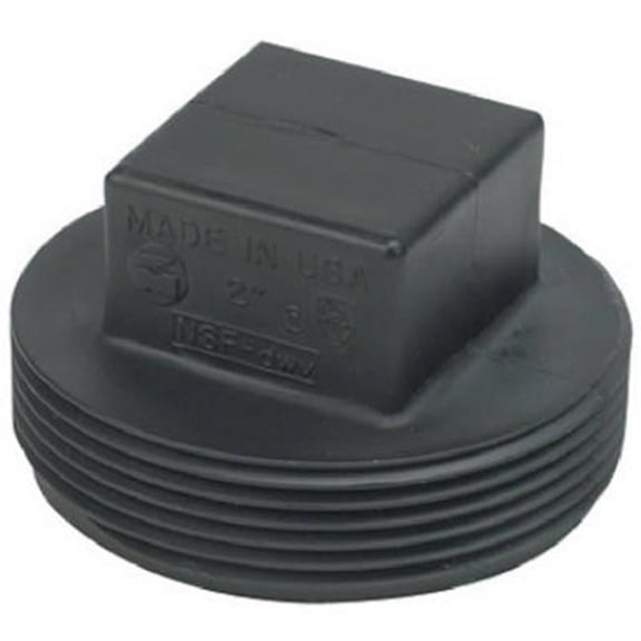 Mueller Industries 02942H 4 in. Male Pipe Thread Plug - Black