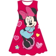 Minnie Mouse bébé filles robes Costumes bébé robe d'anniversaire jeu de rôle fête porter Disney série dessin animé décontracté une pièce jupes