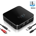 thumbnail image 2 of Transmisor Bluetooth 5.0 Receptor Altavoz TV MP3 CSR8675 3.5mm AUX Puerto óptico Adaptador de audio de música HD Inevent DZ7832-00, 2 of 7