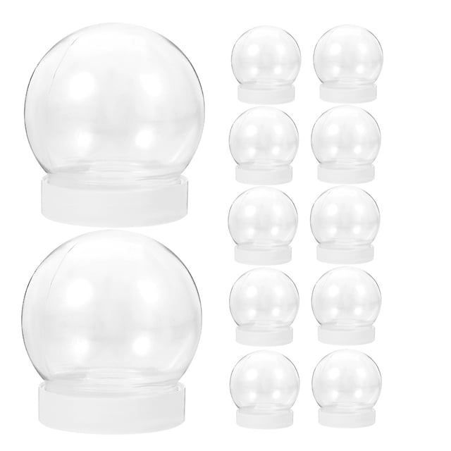 unbranded 12Ud De Transparente De Plástico Para Manualidades Y Navideña