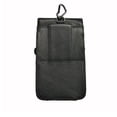 thumbnail image 3 of Bolso de Monedero de Cremallera Correa de Cuero de Bolso de Teléfono Celular de 5.5 / 6 Pulgadas - Negro 18X11X 3.5 cm Soledad Bolsa de cintura CellPhone, 3 of 10