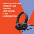 thumbnail image 3 of JBL Tune 520C - USB-C Wired on-ear headphones with Hi-Res Audio support, JBL Pure Bass Sound, comfort fit, USB-C connectivity, 3-button remote with microphone and EQ presets control (Purple), 3 of 15