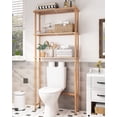 thumbnail image 1 of Organizador Shelf AmazerBath de bambú con 3 niveles para colocar sobre el inodoro, 180 x 25 x 180 cm, 1 of 9