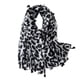 thumbnail image 1 of EeaseMX Bufanda larga de algodón para mujer, estilo chal, regalo, bufanda de leopardo, gris, 1 of 8