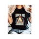 thumbnail image 1 of Camisetas para mujer Verano manga corta Tops para DeportesSummer Casual Short Sleeve T-Shirt for Women with Cartoon UFO and Cactus Print, Polyester Knit Fabric, Round Neck, Regular FitFather's Day,, 1 of 6