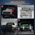 thumbnail image 4 of Nilight 144 LED Strobe Light Bar with Controller, Green and White Warning Lights for Enhanced Vehicle Visibility, Compatible with Cars and Trucks, 4 of 9