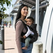 Infantino Flip 4-in-1 Convertible Baby Carrier, 4-Position, Unisex Baby 0+ Months, 8-32lbs, Black & Gray Leopard