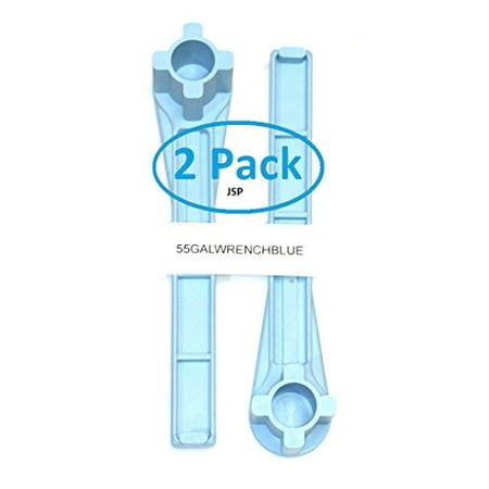 Non Ratchet - Gas and Bung Wrench Non Sparking Solid Drum Bung Nut Wrench (BLUE) 2 Pack
