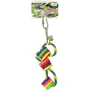 Angle View: Prevue Pet Products BPV650 Squishies Bird Toy, Small/Medium, Saturn