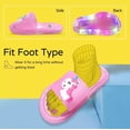thumbnail image 5 of Zapatillas para niños y niñas, zapatos con estampado de animales de unicornio de dibujos animados, zapatos bonitos de moda iluminados, zapatillas de baño para niños pequeños, 5 of 5
