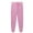 Pink, variant on Likimi Toddler Kids Girls Pants Solid Color Joggers Trousers Comfortable Relaxed Soft Spring Fall Bottoms Size 2-3 Years Black