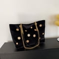 thumbnail image 6 of Velvet Shoulder Bag Phone Wallet Purse Shoulder Handbag Lady Clutch Bag, 6 of 21