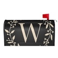 thumbnail image 2 of PHELIKA Classic Monogram Letter W Magnetic Mailbox Covers Standard Size 25.5"H x 21"W, 2 of 8