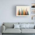 thumbnail image 2 of Canvas Wall Art - Tom Quartermaine 'Mid Century Abstract Mountain' Wall Art for Living Room, Bedroom, or Office DÃ©cor by Trademark Fine Art - 32 x 24 Inches, 2 of 4