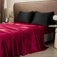 thumbnail image 4 of Paquete de 2 fundas de almohada para cuerpo de satén refrescante | Estuche largo de terciopelo suave y transpirable para durmientes calientes y sudores nocturnos | Comodidad para todas las, 4 of 6