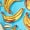 Banana Print, variant on Men' s & Big and Tall Golf Polo Shirts, Sizes XS-4XLT