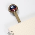 thumbnail image 3 of Galactic space Lace Bookmark in Antique Bronze: a Gift for Readers and Book Lovers - Book Accessories with Charm, Bookmarks, Book Markers, and Book Marks, 3 of 5