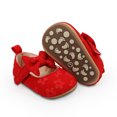 thumbnail image 2 of Yoyauz Baby Girl Mary Jane Shoes Anti Slip Rubber Sole Ballet Slippers Princess Dress Wedding Shoes Newborn Kids Shoes Toddler Shoes（0-12 Month）, 2 of 8