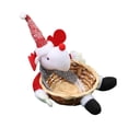 thumbnail image 2 of Hand Woven Basket Christmas Desktop Decoration, Christmas Storage Basket, Stylish Fruit Basket Food Basket for Kitchen Elk, 2 of 8