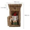 thumbnail image 3 of 100Fens Clearance Sales Funny Garden Gnome Outdoor Statues Naughty Sculpture Decoration Inappropriate Read Newspaper Gnome for Indoor Lawn Yard Red, 3 of 9