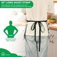 thumbnail image 5 of Cartoon Bear with Pink Heart Server Apron with 3 Pockets Waterproof Waitress Waist Short Apron for Man Woman 12 Inches, 5 of 7