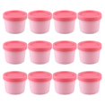 thumbnail image 1 of 12 tarros de helado vacíos, recipientes para mascarillas faciales, tarros de crema rellenables con tapas, 1 of 3