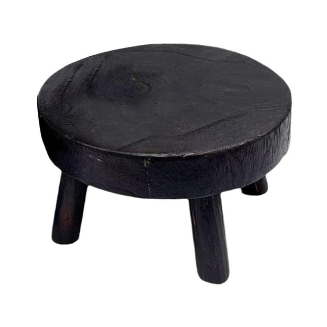 Soporte de planta de madera soporte para macetas bandeja de jardín soporte para el estante de jardín taburete decorativo de madera redonda para casa 17cmx9cm