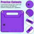thumbnail image 6 of SUPNICE Kids Case for Samsung Galaxy Tab S10 FE 10.9" 2025/S9 FE 10.9 Inch/S9 11 Inch 2023, Lightweight Shockproof Convertible Handle Stand Case for Samsung Galaxy Tab S10 FE/S9 FE/S9/S8/S7,Purple, 6 of 7