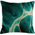thumbnail image 3 of Waterproof Cushion Covers Set of 4, Decorative Throw Pillow Cover, Water Resistant Scatter Pillowcase 45X45cm for Garden Living Room Sofa Blench (Wave, 3 of 4