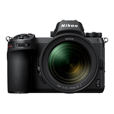 Nikon - Z6 Mirrorless 4K Video Camera with NIKKOR Z 24-70mm Lens - Black