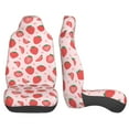 thumbnail image 3 of Yiaed Strawberry Print Car Seat Covers,Universal Auto Seats Protector Fits for Car,SUV Sedan,Truck,Automotive Seat Covers & Accessories(Two packs), 3 of 7