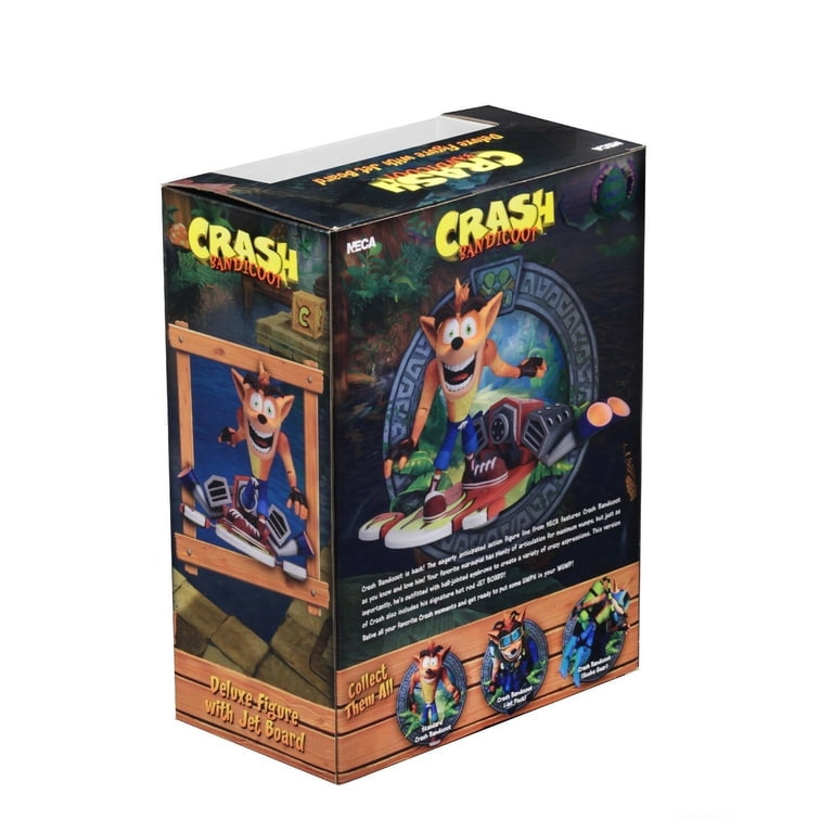 NECA Deluxe Crash Bandicoot 7‚Äù Figure with Jet Board