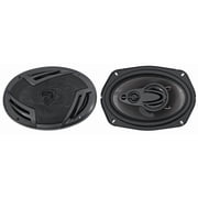 (4) Rockville RV69.4A 6x9 1000w 4-Way Car Speakers+Quad Speaker Enclosure Box