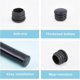 thumbnail image 3 of 20 Pcs 28mm Black Plastic Plugs, Black Round Tube Covers, Inner End Caps for Chairs Desks Tables Foot Furniture Pipe, 3 of 5