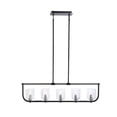 thumbnail image 5 of Artcraft Lighting Cheshire Collection 5Light Island Light, Black & Nickel, 5 of 6