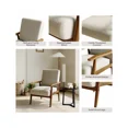 thumbnail image 5 of ZARKEA Linen Accent Chair - Linen Accent Chair Living Room Chair with Soft Padded Seat & Backrest, 5 of 5