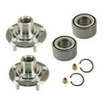 thumbnail image 2 of jiaping 2Pcs Front Wheel Hub Bearing Kits Replacement with Retaining Clips Nuts Assembly, 2 of 8