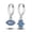 No.14, variant on NARMO Women Original 925 Sterling Silver Hoop Earrings AAA CZ Bohemian Feather Jewelry Gift