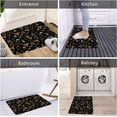 thumbnail image 6 of Vintage Mushroom Boho Bathroom Rugs, Magic Fairy Witchy Woodland Nature Plant Bath Mat, Hippie Botanical Floral Aesthetics Outdoor Rug, Soft Non Slip Floor Rugs for Living Room Kitchen Doormat, 17x29, 6 of 6