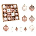 thumbnail image 4 of YHAJDS 44PCS Christmas Ball Ornaments 1.18/2.36in Shatterproof Xmas Bulbs Christmas Ornaments Set Xmas Tree Balls Hanging Balls for Wedding Holiday Halloween Party Decor Christmas Wreath Ornaments, 4 of 5