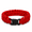 Red, variant on explorer 550 paracord bracelet, red, 9-inch