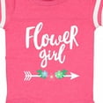 thumbnail image 4 of Inktastic Flower Girl with Arrow and Flowers Girls Baby Bodysuit, 4 of 5