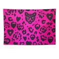 thumbnail image 5 of Orinice Pink Leopard Print Tapestry Wall Wildlife Love Wall Hanging Teen Adult Room Decoration, 60x40 inches, 5 of 7