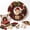 #01-Santa, variant on 3D Fabric Poke Wreath DIY Kit, No-Sew Christmas Craft for Adults, Holiday Door Decor & Wall Hanging