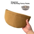 thumbnail image 2 of Bolsa organizadora de maquillaje de fieltro con cremallera, bolsa de fieltro para riñonera, cinturón con monograma, riñonera, bolsas interiores, riñonera moldeadora, 2 of 5