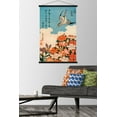 thumbnail image 2 of Cuckoo and Azalea by Katsushika Hokusai Wall Poster with Magnetic Frame, 22.375" x 34", 2 of 6